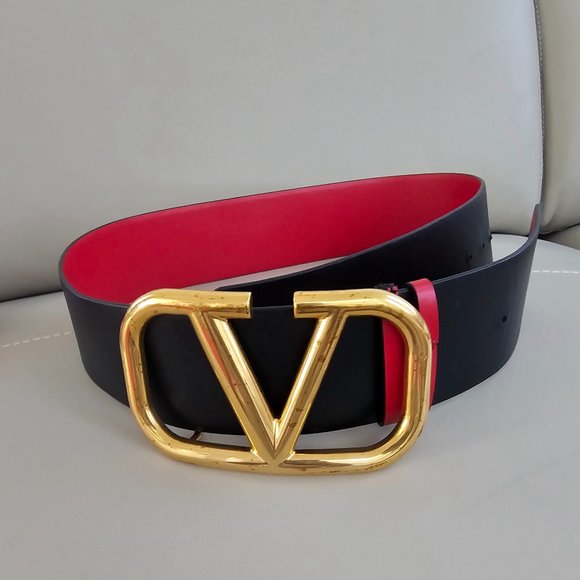 Valentino Big V logo belt